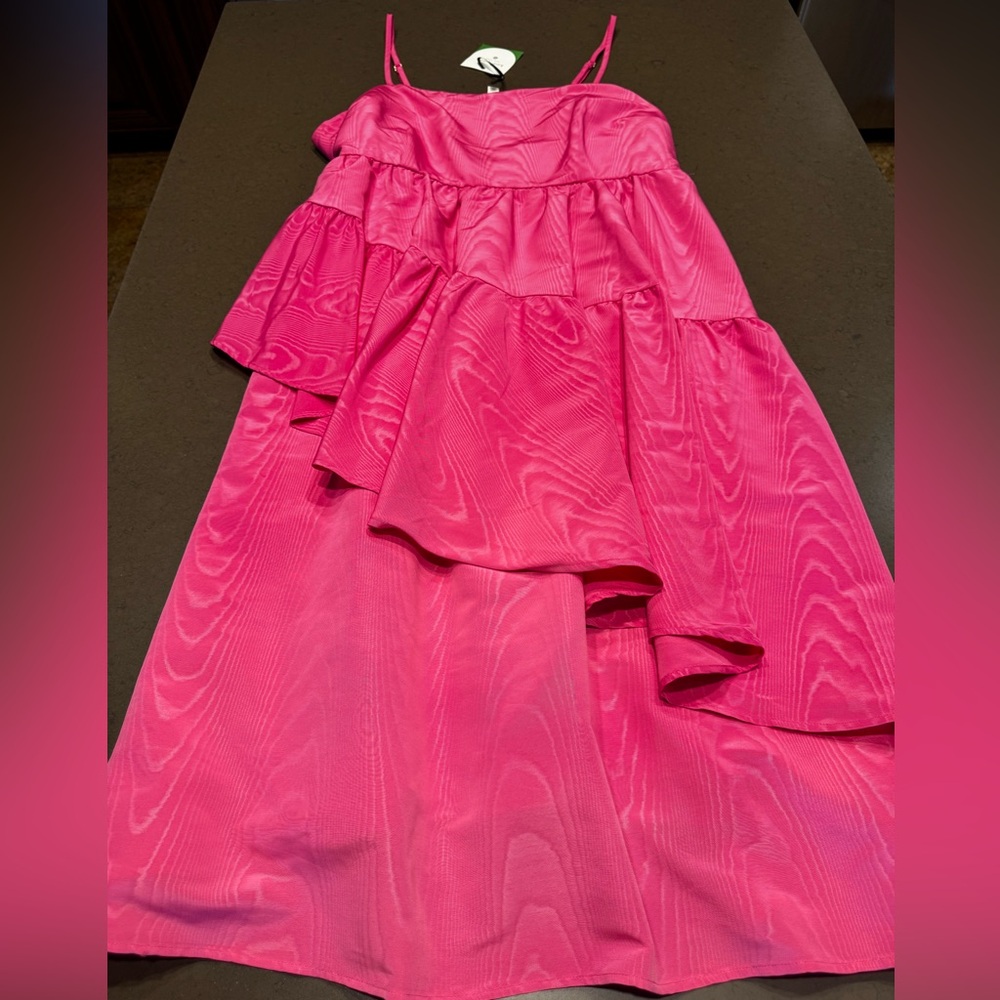 NWT Kate Spade New York X Target Pink Tiered Midi Dress Size 3X - Picture 5 of 13